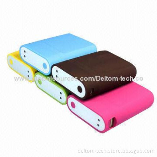 6,000mAh portable mobile phone charging stations for Samsung and iPhone